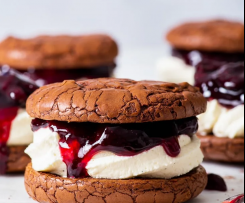 Gluten Free Black Forest Brownie Cookies