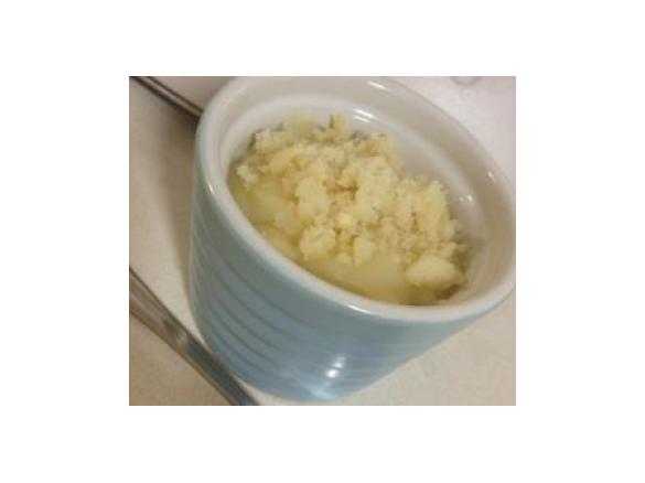 White Chocolate, Coconut & Macadamia Custard