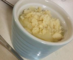 White Chocolate, Coconut & Macadamia Custard