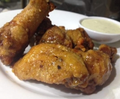 The Best Buffalo wings with Blue Cheese Sauce