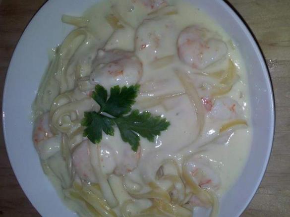 Seriously Creamy Garlic Prawns 