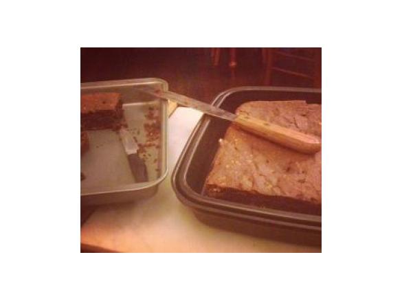 Choc banana brownies