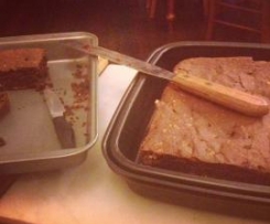 Choc banana brownies