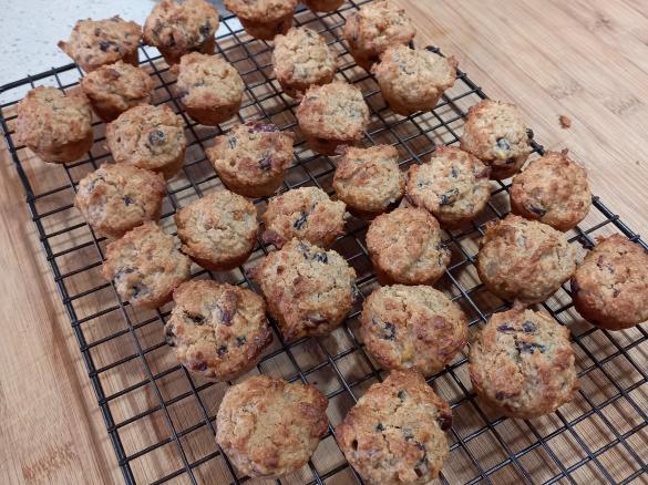 Apple Banana & Oat Muffin Bites