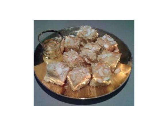 Orange Polenta Cake with Honey Syrup