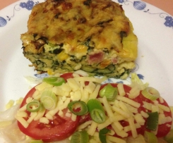 Silverbeet (Spinach) and Egg Pie