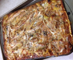 Lentil, Pumpkin and Olive Lasagne