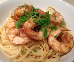 Easy Peasy Garlic Prawns