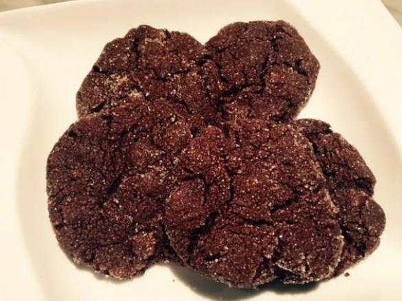 Decadent double choc chip cookies