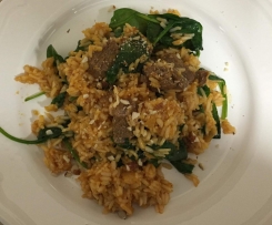 Lamb and Spinach Biryani