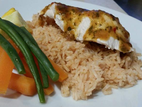 All in one coriander chicken