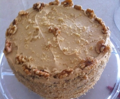 Coffee and Walnut cake 