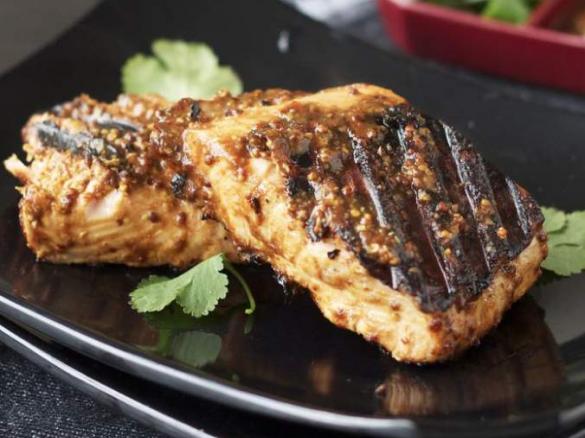 Miso Salmon with Sesame Greens - RECIPE COURTESY OF 28bysamwood.com