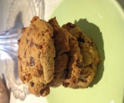 Paleo Chewy Choc Chip Cookies