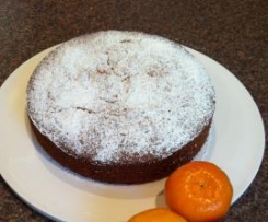 Mandarin, Macadamia and Polenta Cake