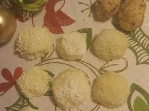 White rum and chocolate truffles