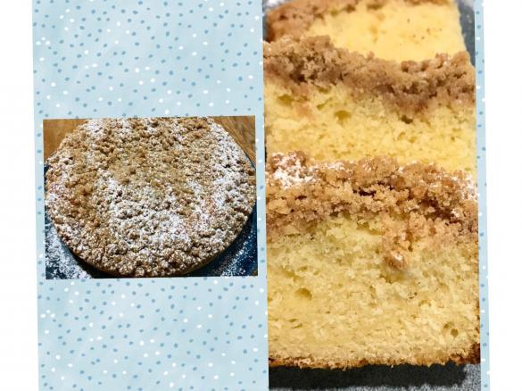 Cinnamon crumble cake