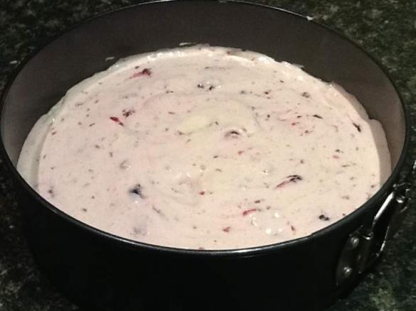 Lemon (Berry) cheesecake