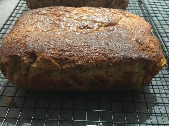 LCHF (Lower carb banana bread) - gluten free dairy free