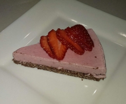 Gluten Free, Dairy Free Raw Strawberry Cheesecake
