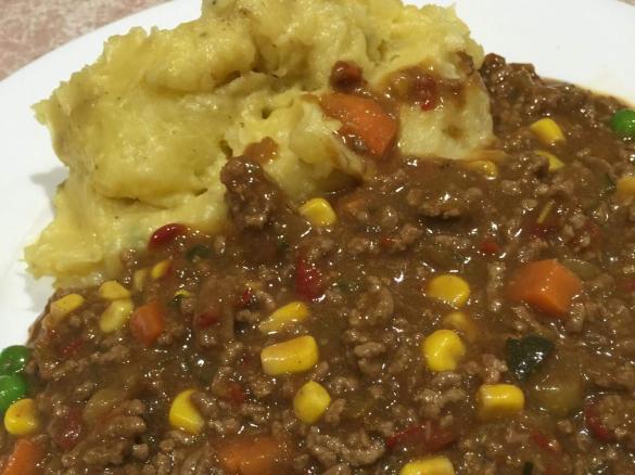 Mum's Curried Savoury Mince