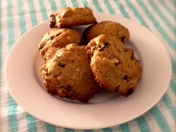 Wholemeal Cranberry & White Chocolate Cookies
