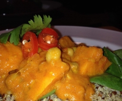 Sweet Potato Chickpea & Spinach Korma