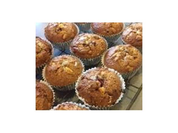 Raspberry & white chocolate gluten free muffins