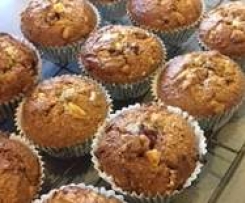 Raspberry & white chocolate gluten free muffins