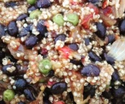 spicy mexican quinoa with blackbeans