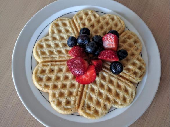 Vanilla Gluten Free Waffles
