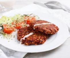 Beetroot And Chickpeas Kebab: