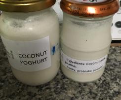 Coconut yoghurt