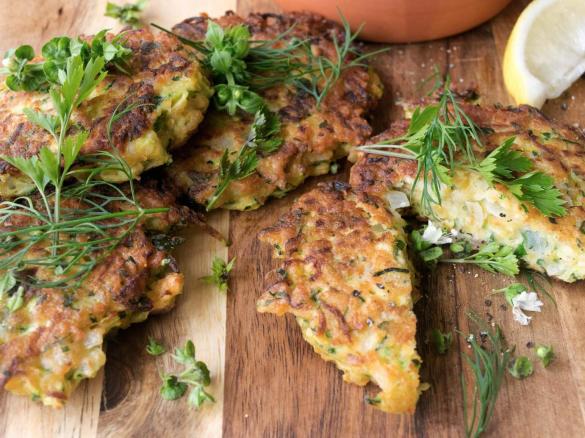 Chickpea & Zucchini Fritters