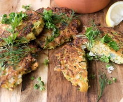 Chickpea & Zucchini Fritters