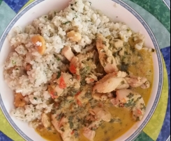 Coconut Cashew Cauliflower Rice