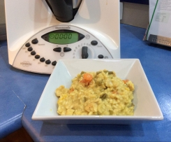 Huldah's Honey-Mustard Chicken Risotto - for two