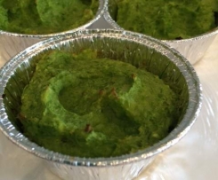 St. Patricks Day Shepherd's Pie with White Sweet Potato & Pea Smash