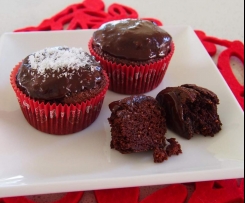 Chocolate Chia Fudge Cakes