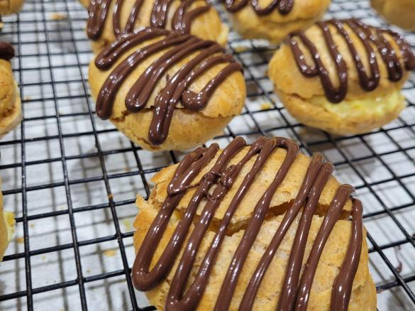 Low Calorie Custard Puffs