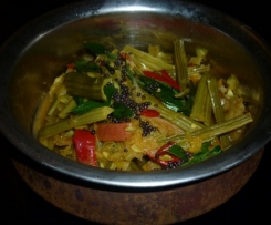 Drumstick (MO RINGA OLEI FER ) and mango relish.