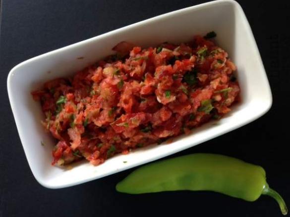 Fresh Tomato and Banana Chilli Salsa