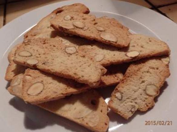 Almond Bread with raw almonds