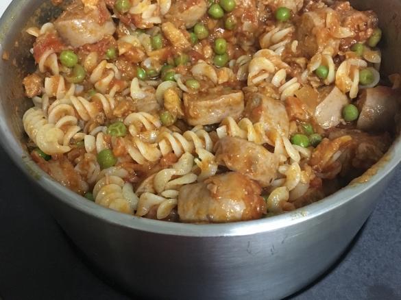 Sausage and pasta surprise