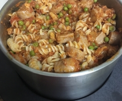 Sausage and pasta surprise