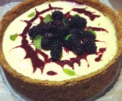 Blackberry Cheesecake (sugar and grain free)
