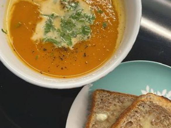 Thai flavoured Pumpkin soup