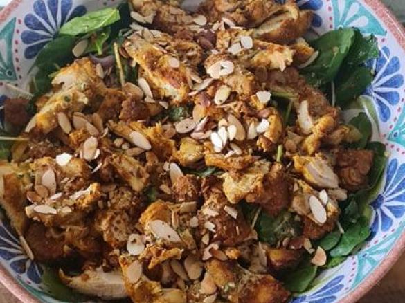 Chelsea Winter Morrocan Chicken and Apricot Salad