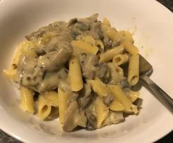 Vegan Creamy Mushroom and Garlic Pasta Sauce