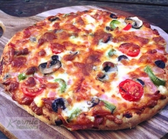 Never Fail Best Ever Pizza Dough - Kermie Kreations